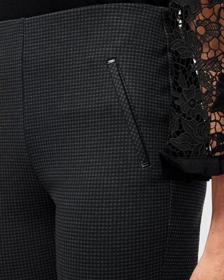 Juliet Ponte Geo Grid Ankle Pants