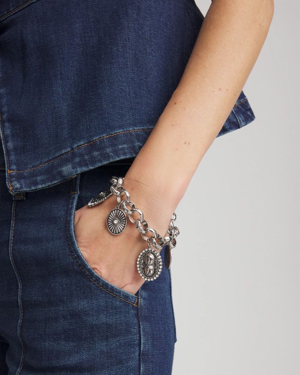 Medallion Charm Bracelet