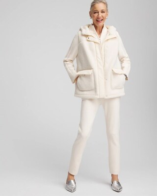 Zenergy® Hooded Sherpa Vest click to view larger image.