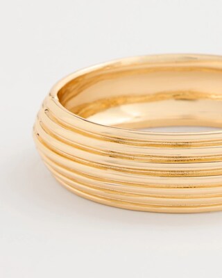 Ribbed Hinge Bangle click to view larger image.