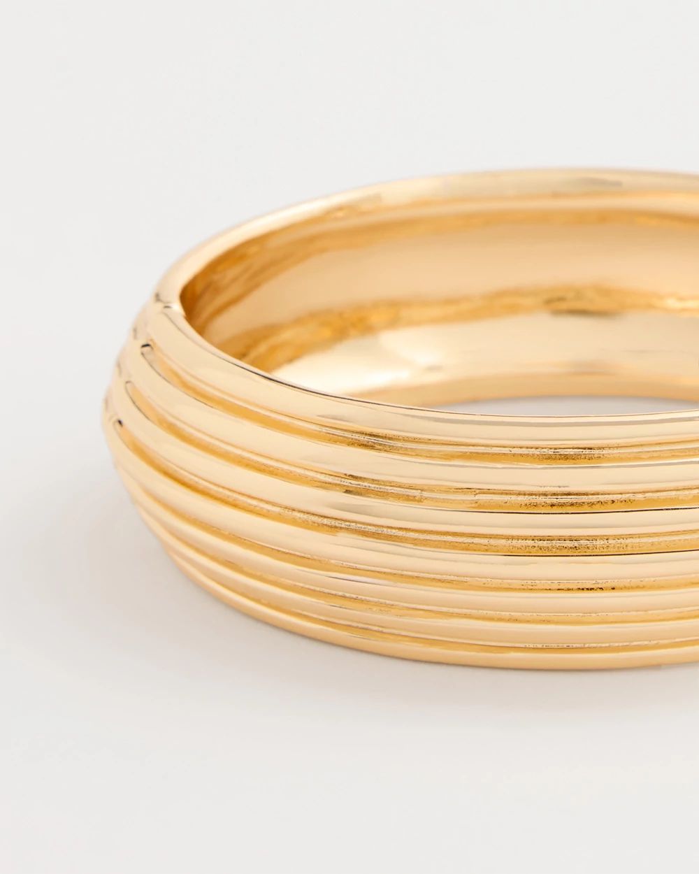 Ribbed Hinge Bangle click to view larger image.