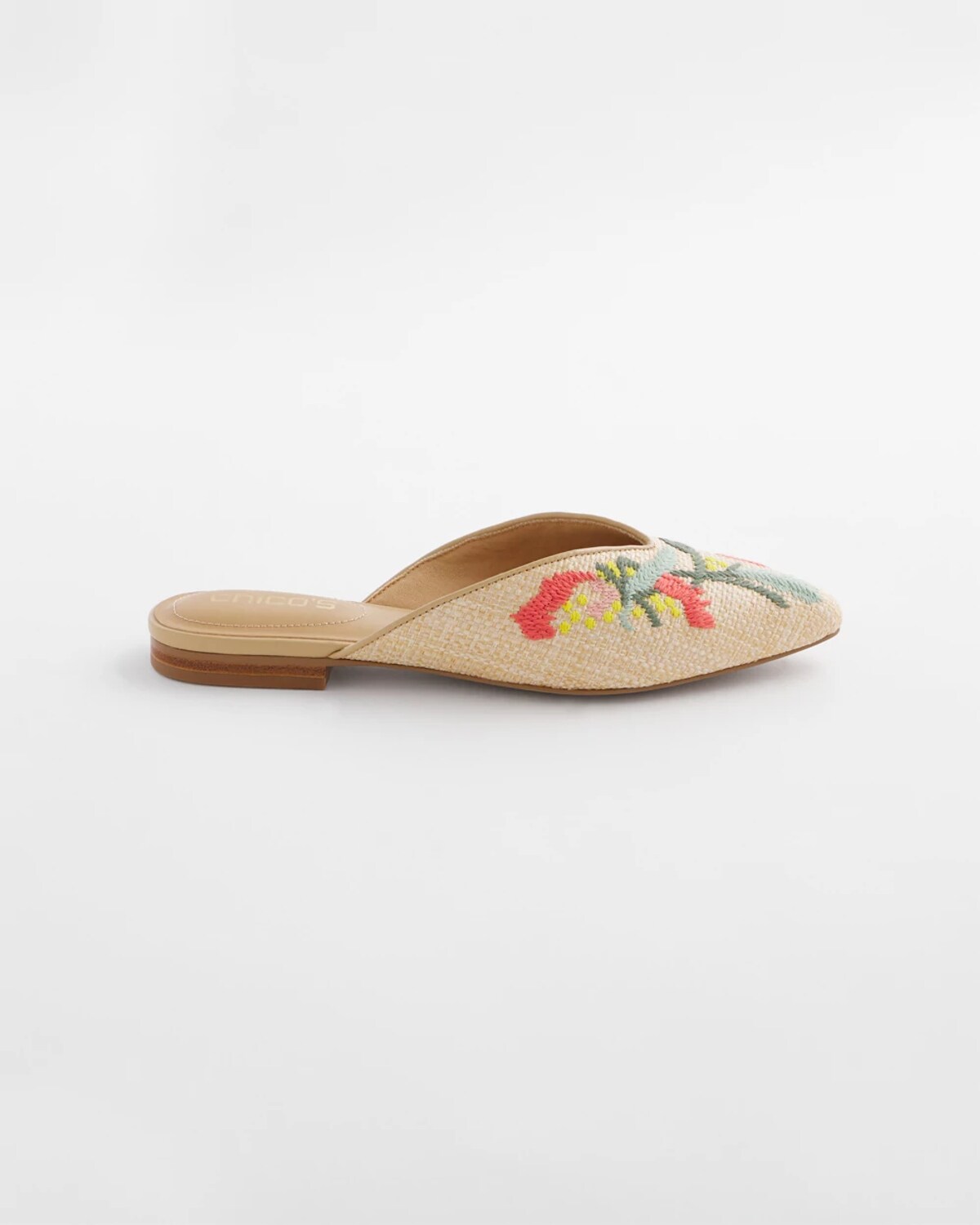 Chico's Gabby Raffia Mule In Multi