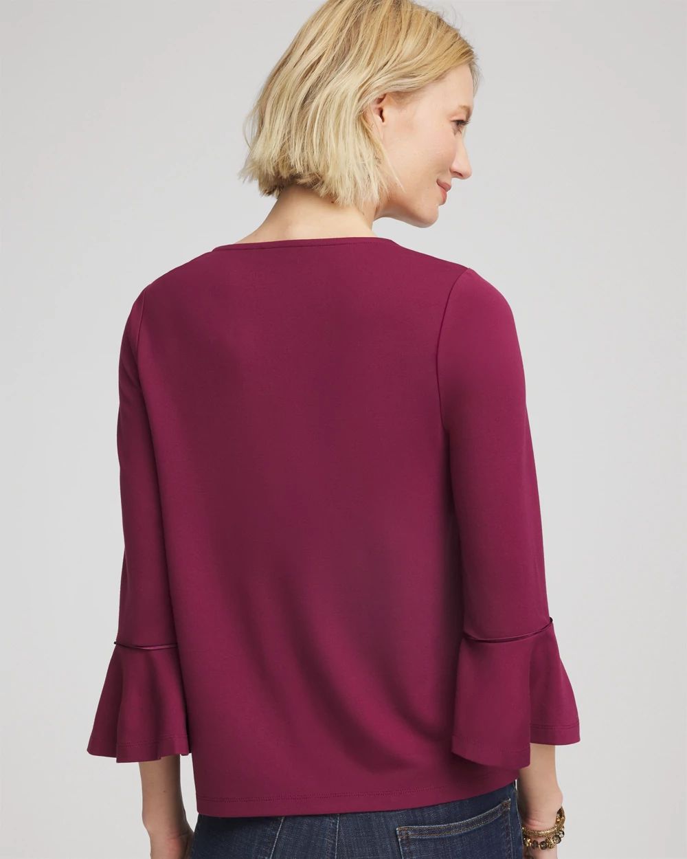 Ponte V-Neck Tee