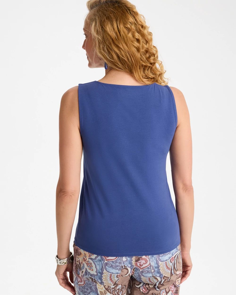 Contour Cotton™ Square Neck Tank click to view larger image.