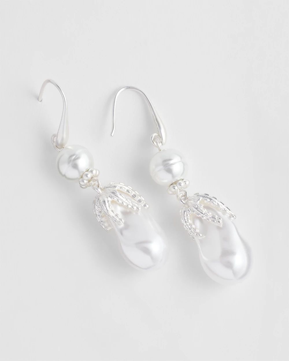 No Droop® Pearl Effect Earrings