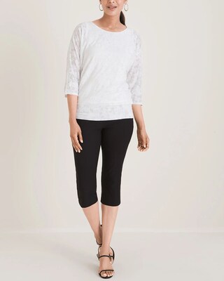 So Slimming Brigitte Tab-Hem Capris