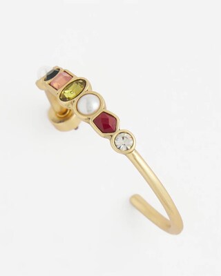 No Droop™ Front to Back Multi Color Hoop Earrings