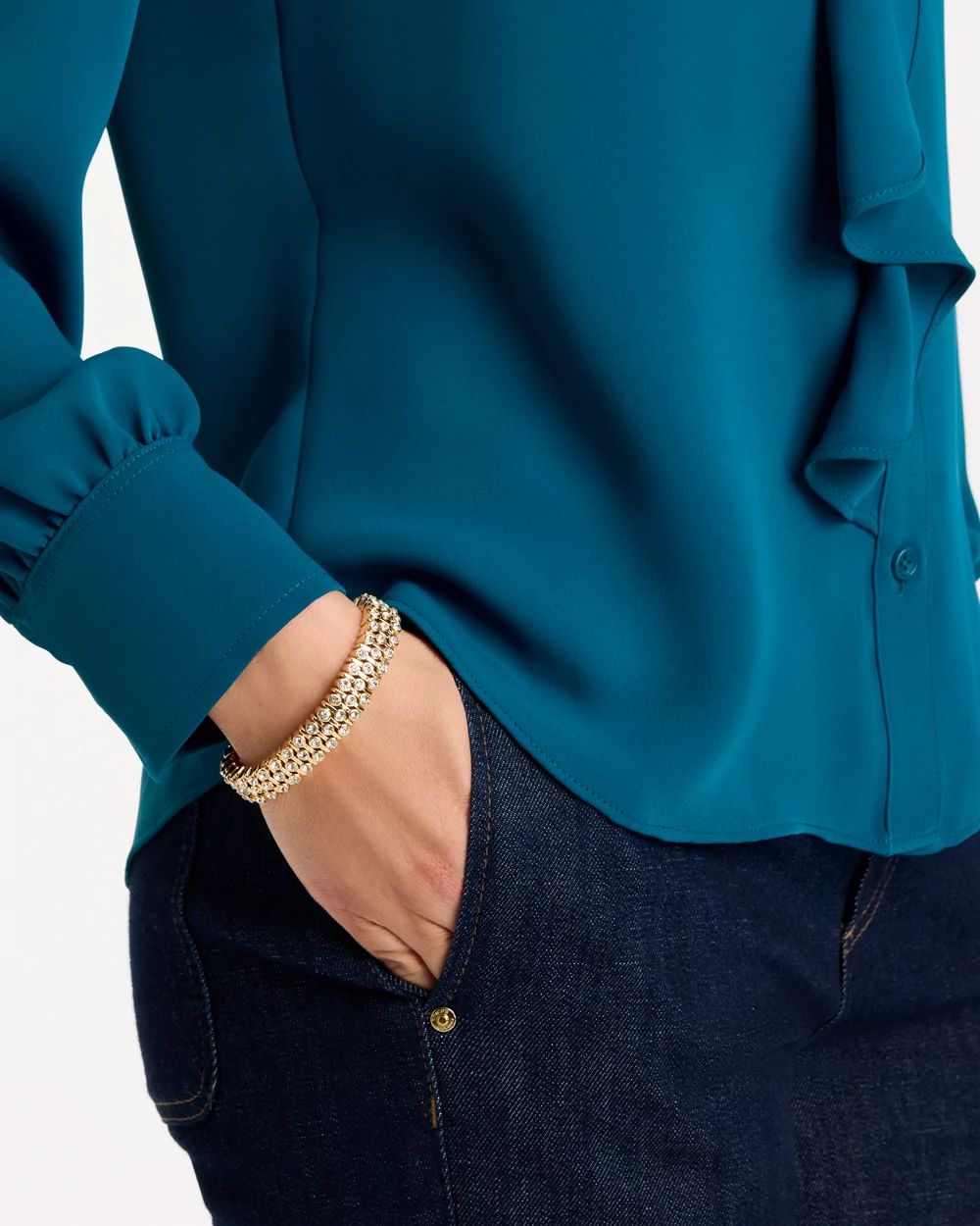 Daily Diamonds Collection Pave Bracelet click to view larger image.