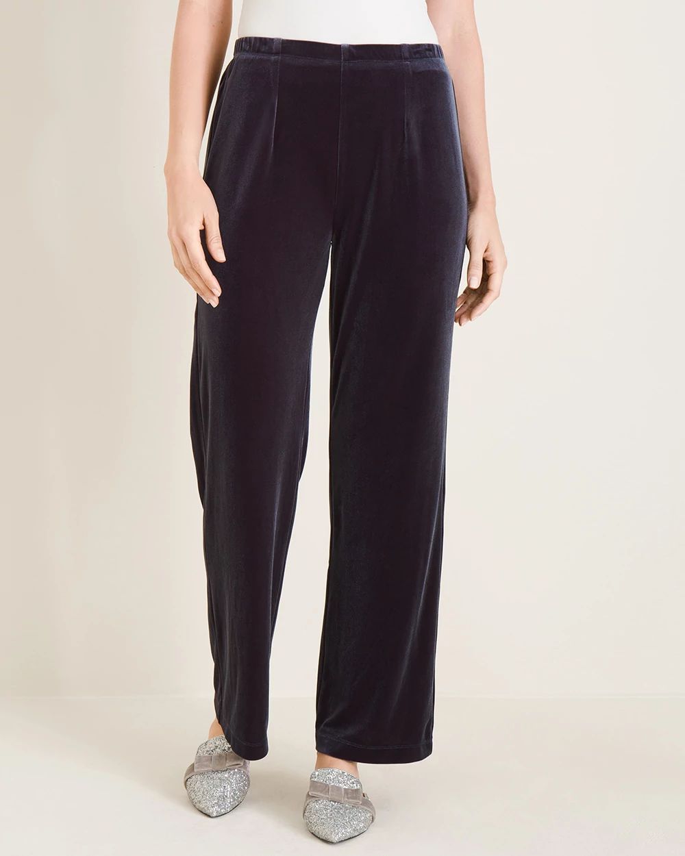Travelers Collection Velvet No Tummy Pants