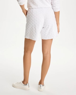 Zenergy® Terry Cloth Jacquard Shorts click to view larger image.