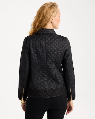 Quilted Long-Sleeve Jacket click to view larger image.