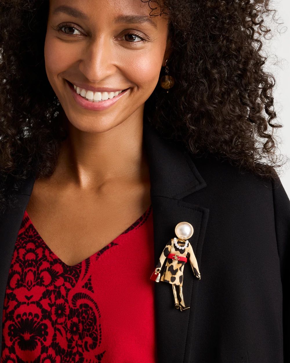 Chico's Lady Brooch click to view larger image.