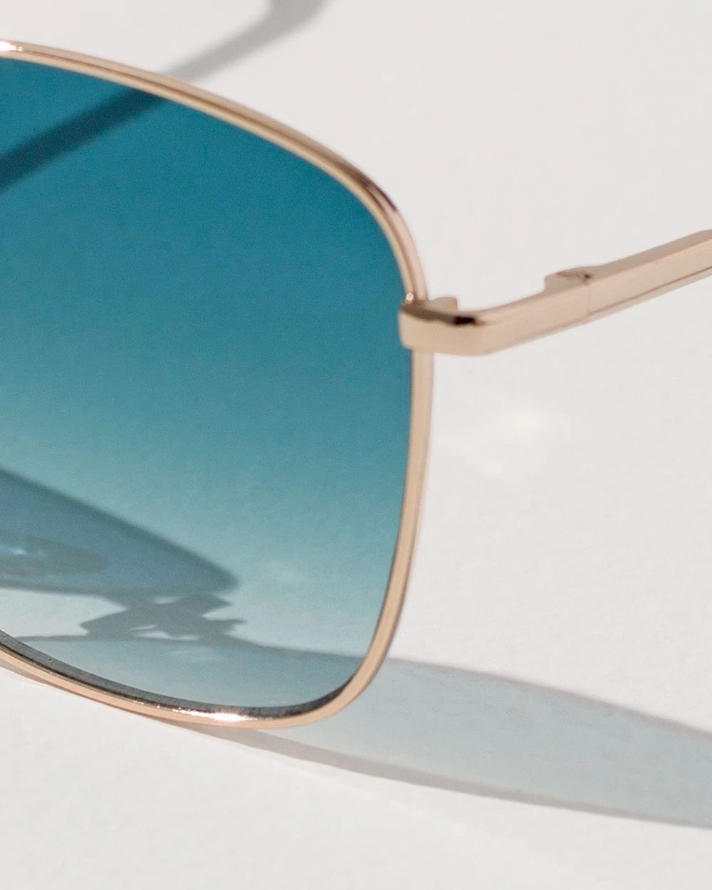 Square Aviator Sunglasses