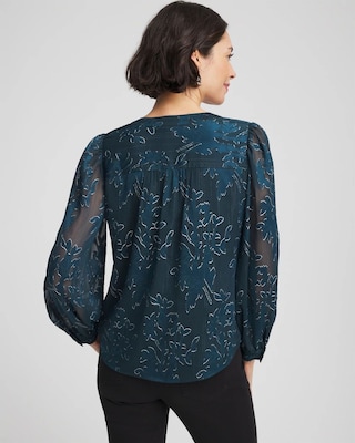 Novelty Texture Blouse click to view larger image.