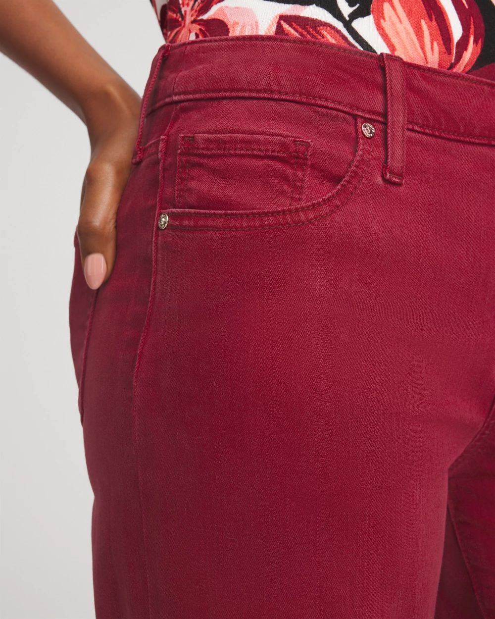 Girlfriend Cropped Wide-Leg Jean