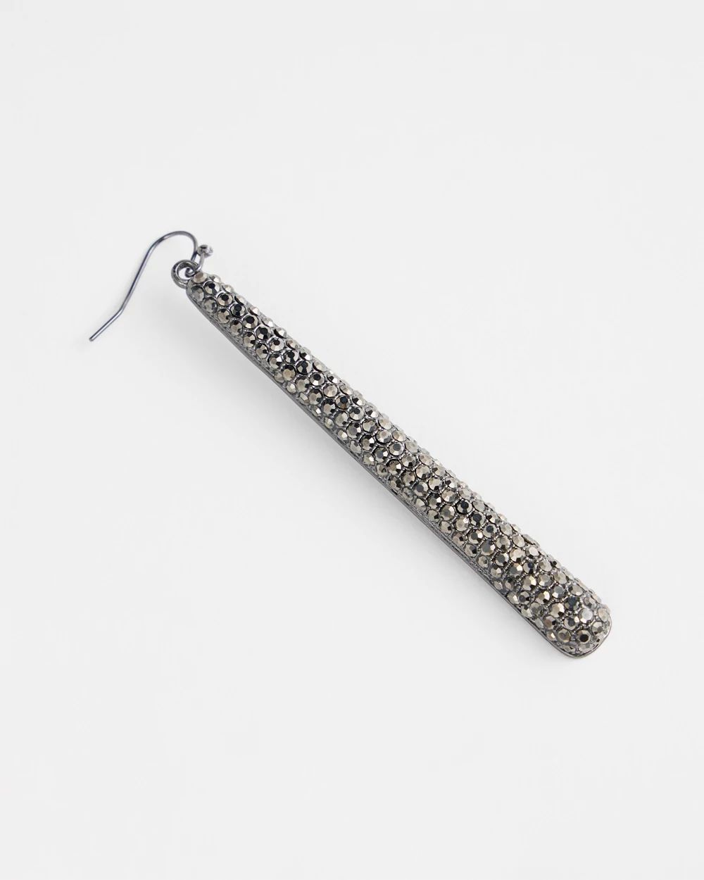No Droop™ Sparkle Long Drop Earrings