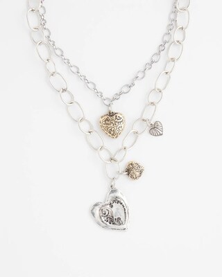 Valentine's Day Charm Necklace click to view larger image.