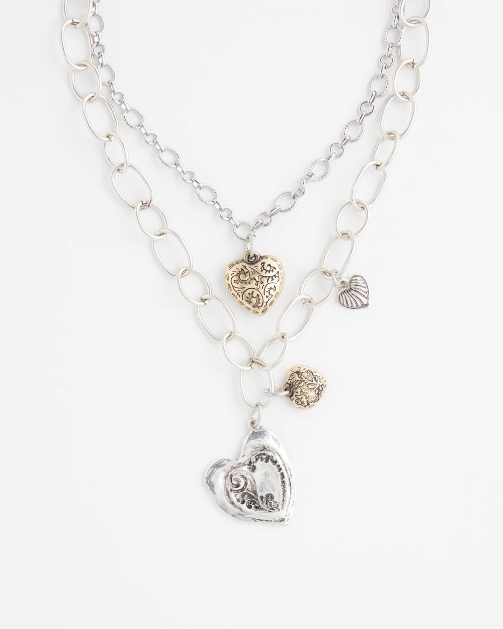 Valentine's Day Charm Necklace click to view larger image.