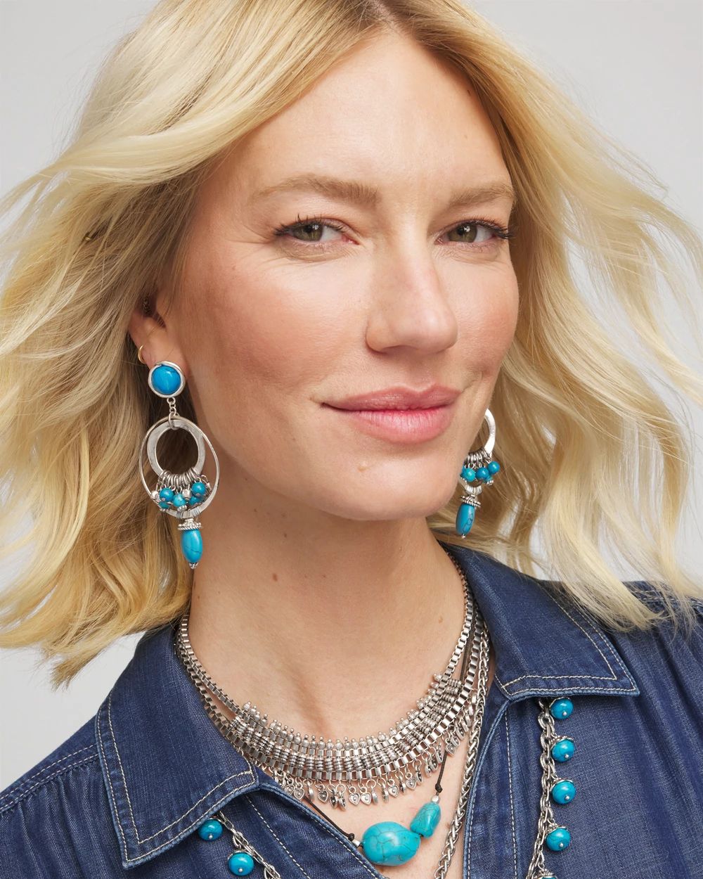 No Droop® Silver-Tone Earrings