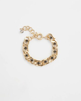 Gold Tone Chain Bracelet