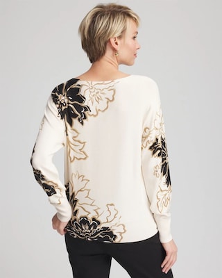 Ella Dolman Artisinal Pullover Sweater click to view larger image.