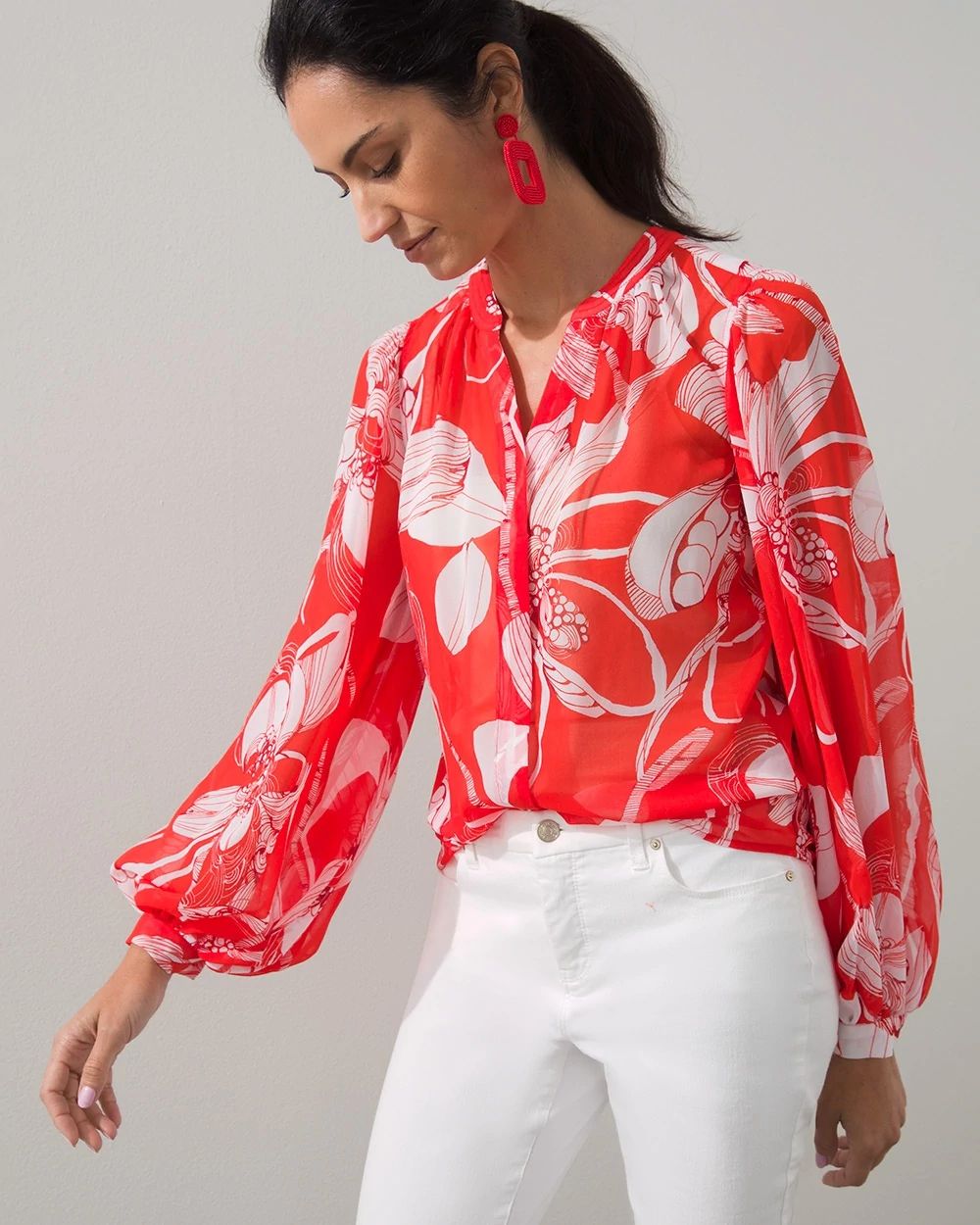 Floral Print Blouse