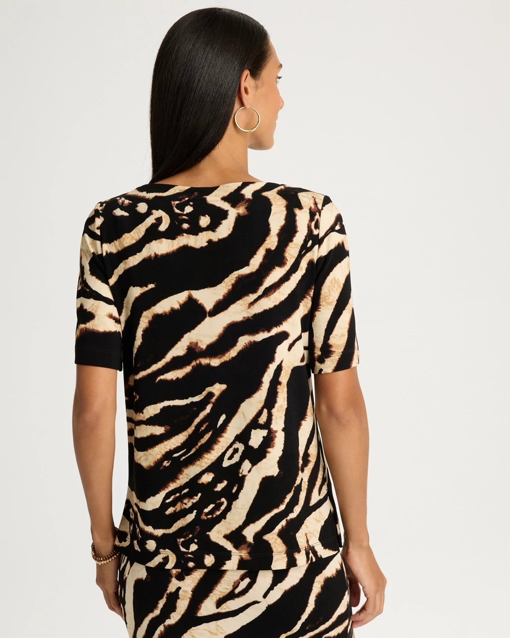 Travelers™ Safari Straight Neck Top