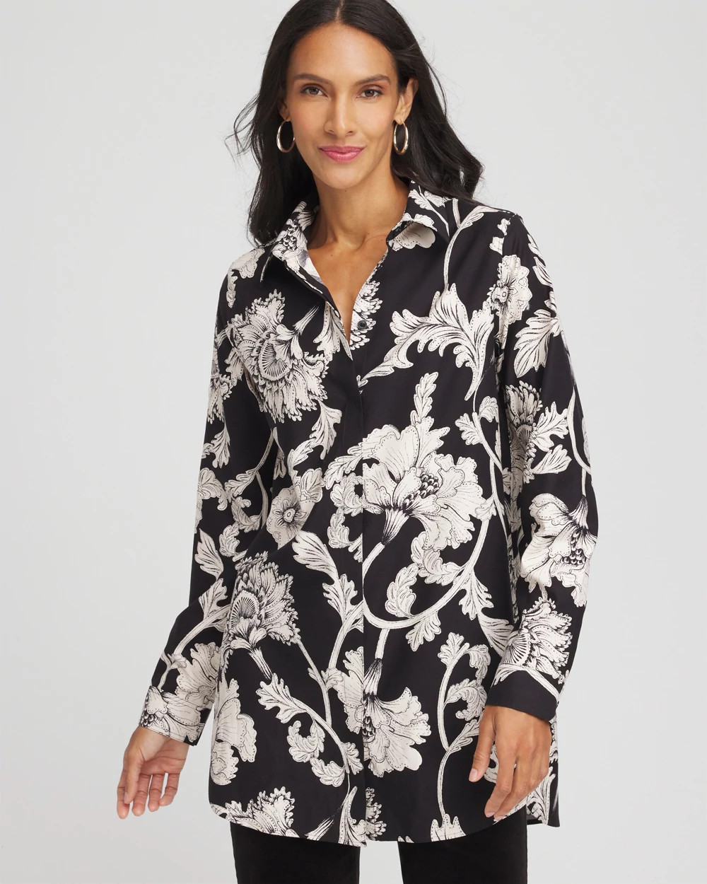 No Iron™ Bryne Bloom Stretch Tunic