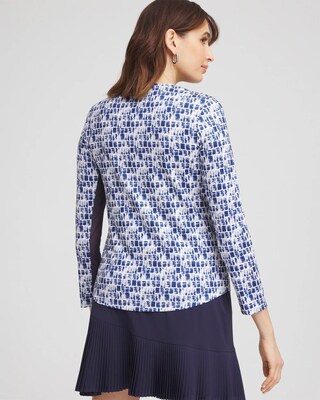 Zenergy® UPF Tile Long Sleeve Top click to view larger image.