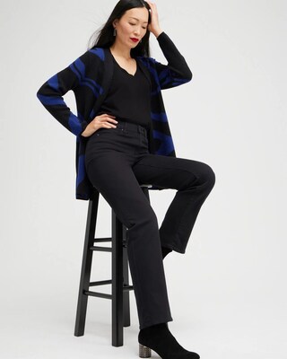 Blue Print Lurex Cardigan Sweater
