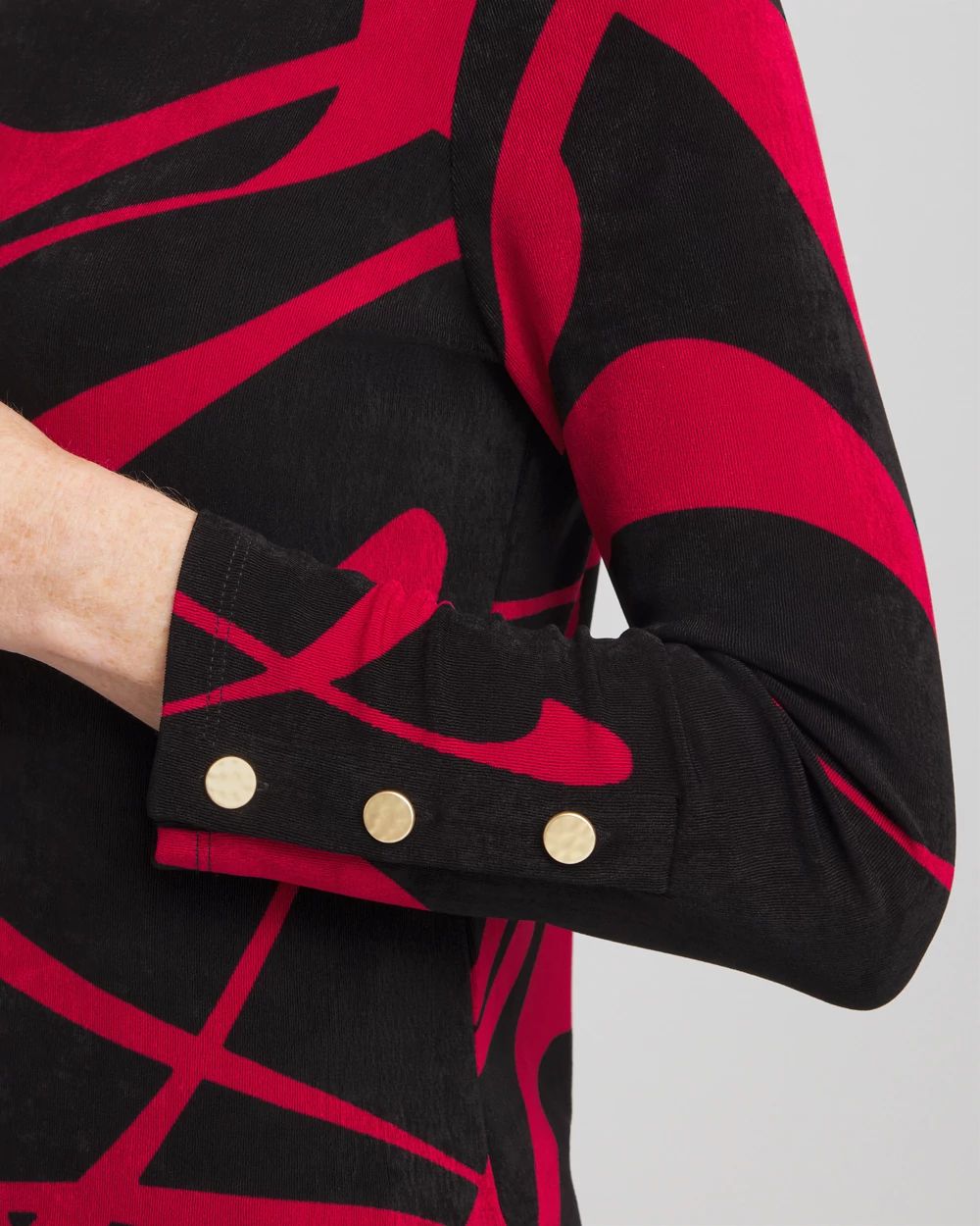 Travelers™ Button Sleeve Layering Top