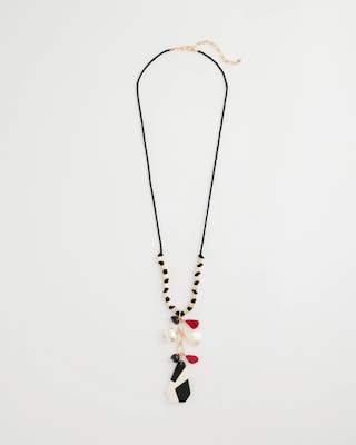 Corded Short Pendant Necklace