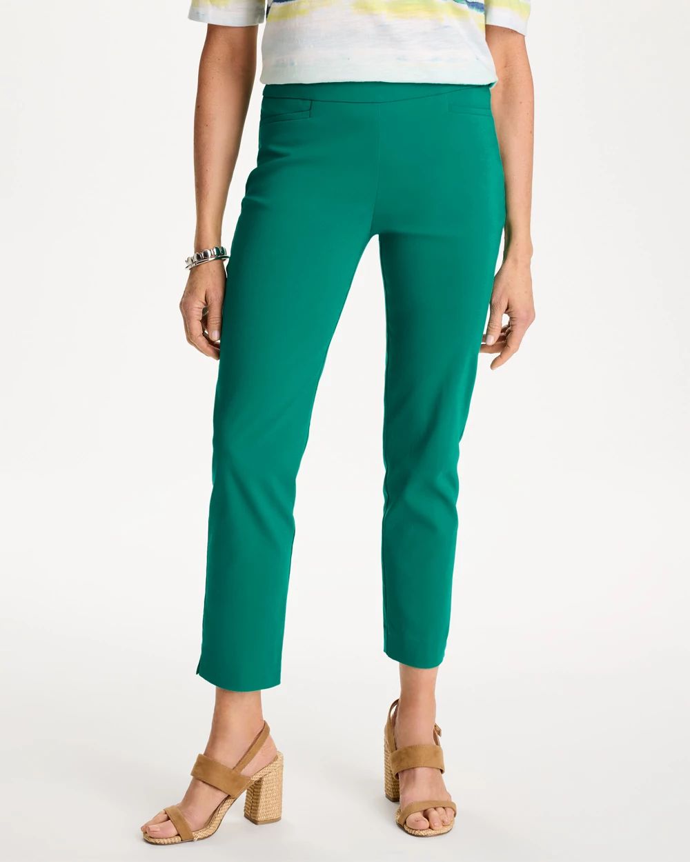 Brigitte™ Slim Pull-On Crop Pant