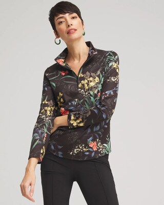Zenergy® UPF Floral Long Sleeve Top