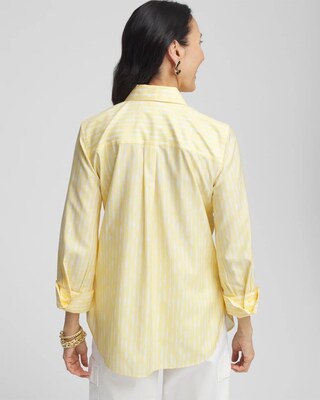 No Iron™ Golden Striped Shirt click to view larger image.