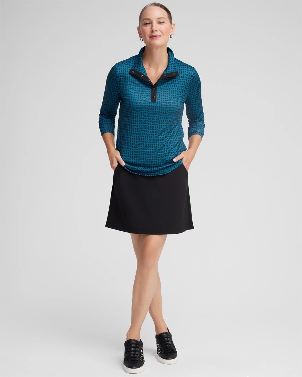 Zenergy® UPF Neema 16" Ribbed Skort