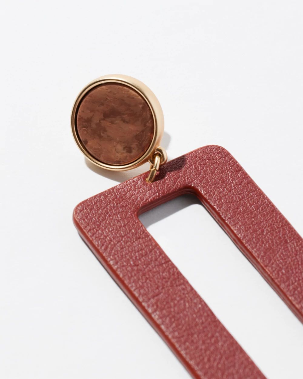 Red Rectangle Hoops