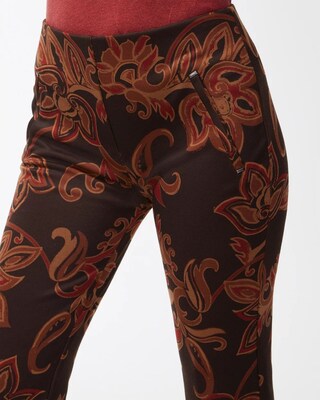 Juliet Ponte Floral Ankle Pants