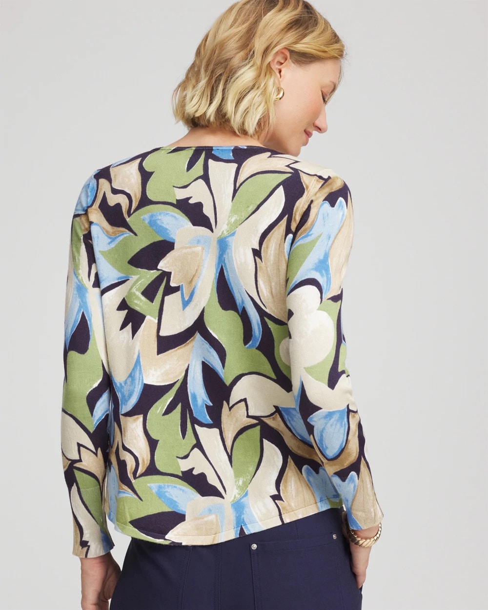 Ella Bloom V-Neck Pullover Sweater