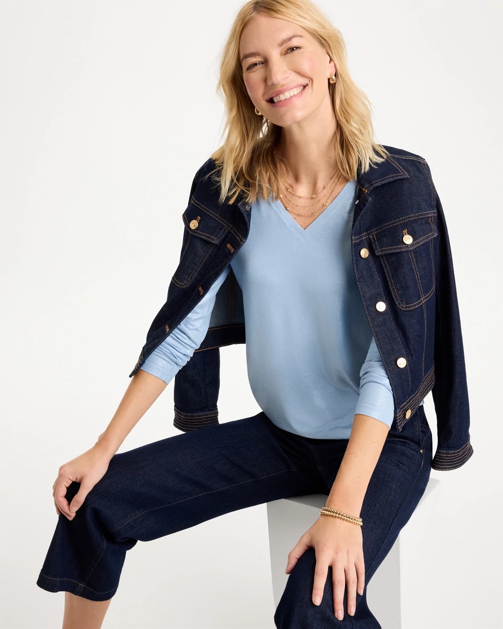 Foiled Touch of Cool™ Layering Tee