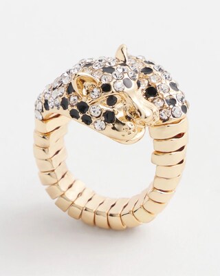 Embellished Jaguar Ring