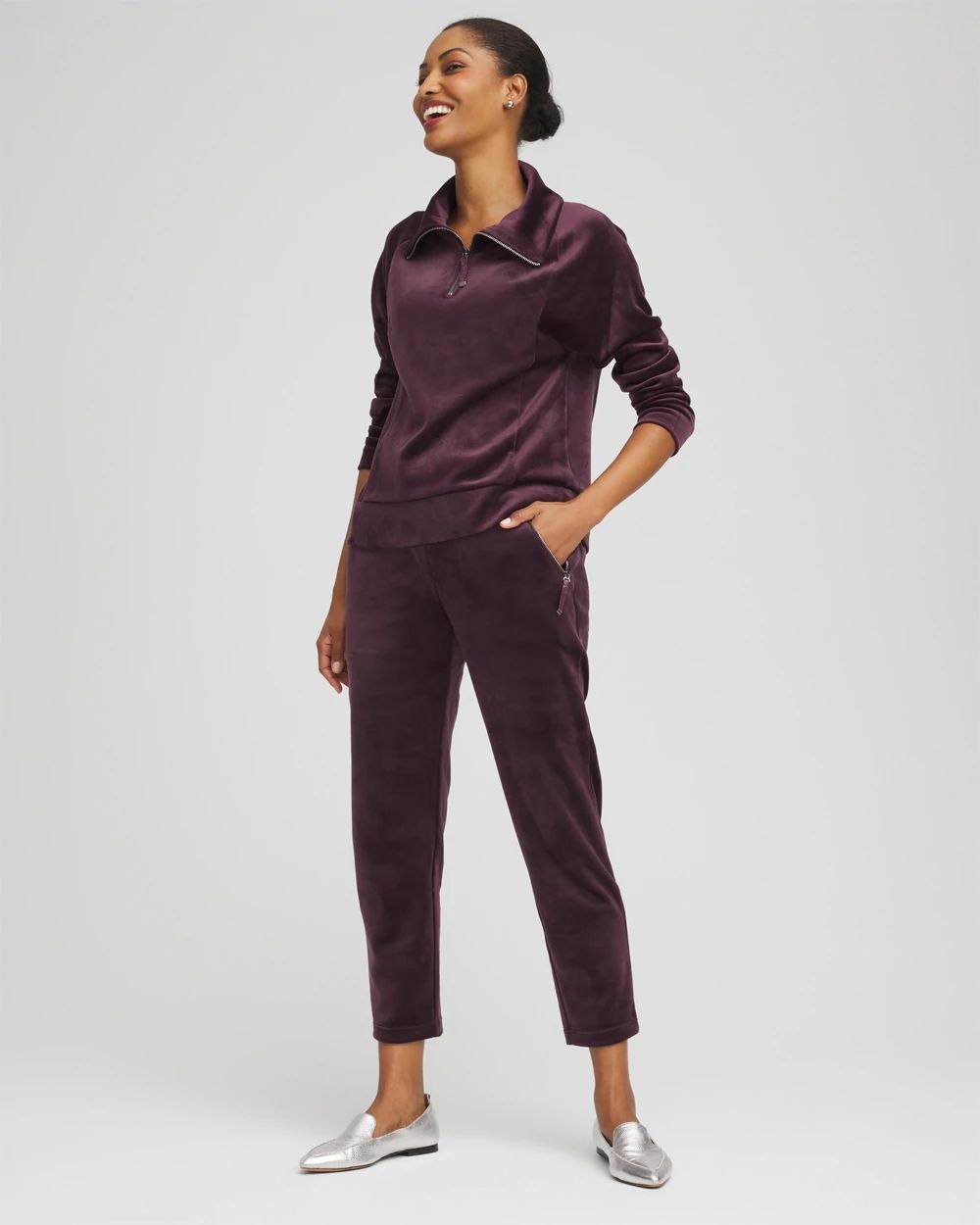 Zenergy® Scuba Velour Pullover