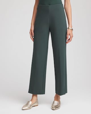 Juliet Slim Wide-Leg Cropped Pants