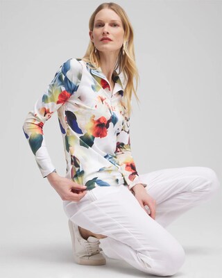 ® UPF Floral Long Sleeve Top