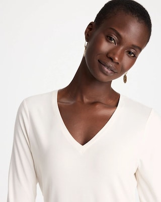 Touch of Cool™ V-Neck Layering Tee click to view larger image.