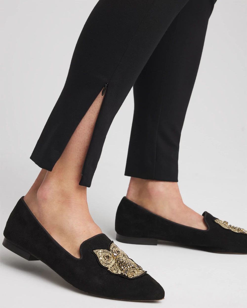 Juliet Ankle Zip Ponte Legging