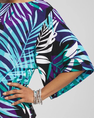 Travelers™ Tropical Nights Kimono Sleeve Top click to view larger image.