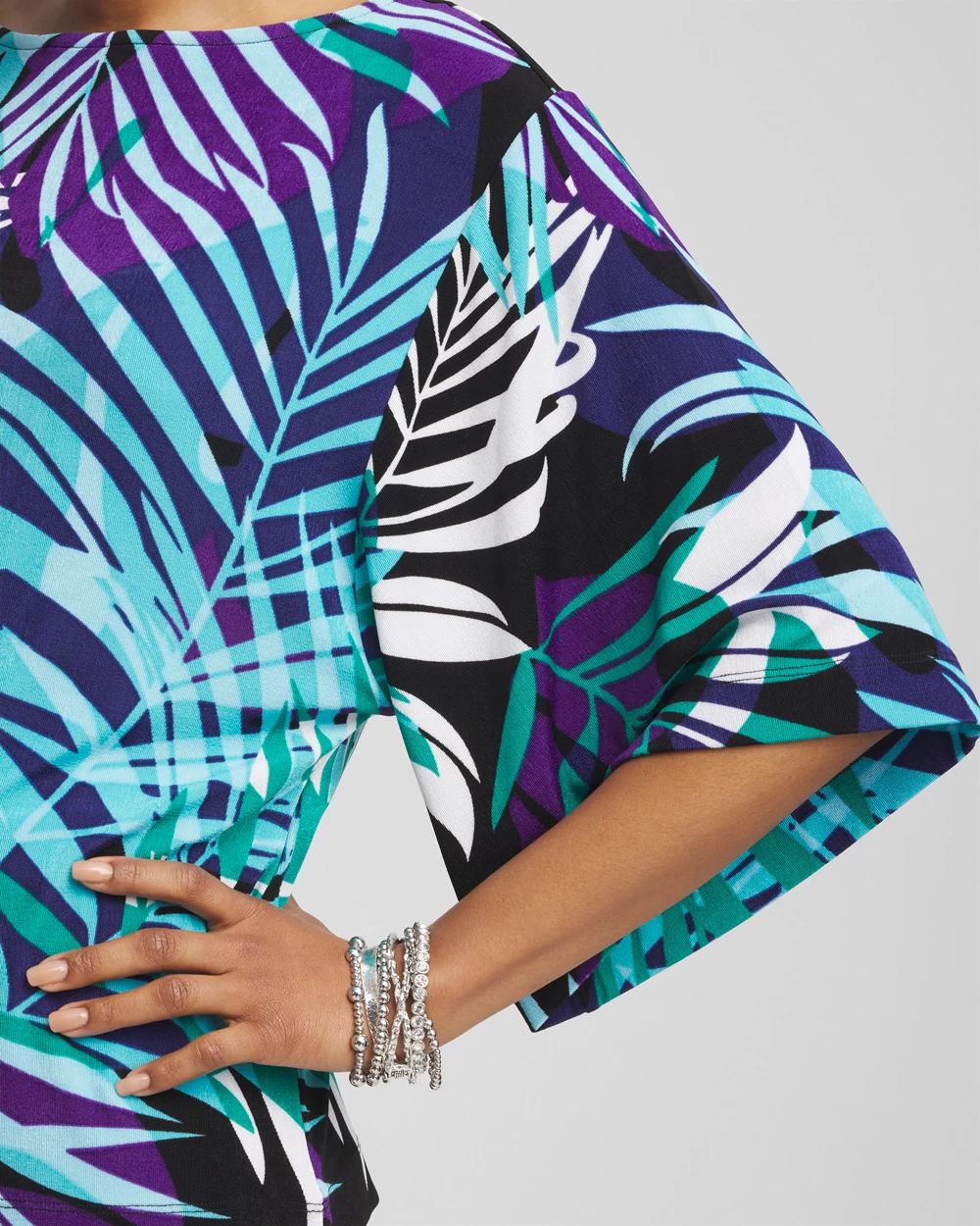 Travelers™ Tropical Nights Kimono Sleeve Top