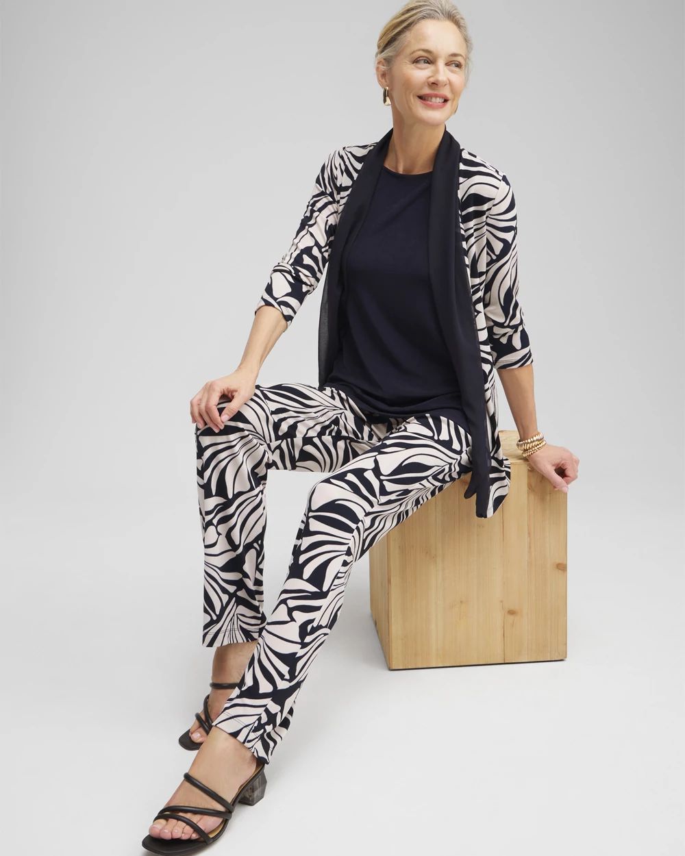 Petite Travelers™ Floral No Tummy Pants