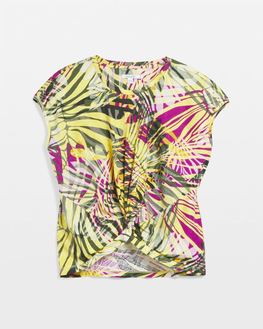 Palms Inverted Knot Front Tee
